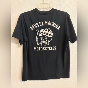 Women’s Black Dues Ex Machina Graphic Motorcycle T-Shirt